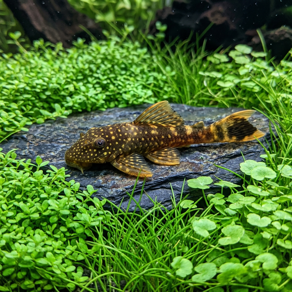 АНЦИСТРУС ЗОЛОТОЙ ЛЕОПАРД (Ancistrus cirrhosus)