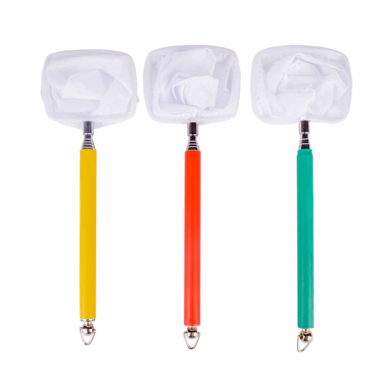 Сачок для креветок телескопический квадратный 5 см (ручка до 50 см)