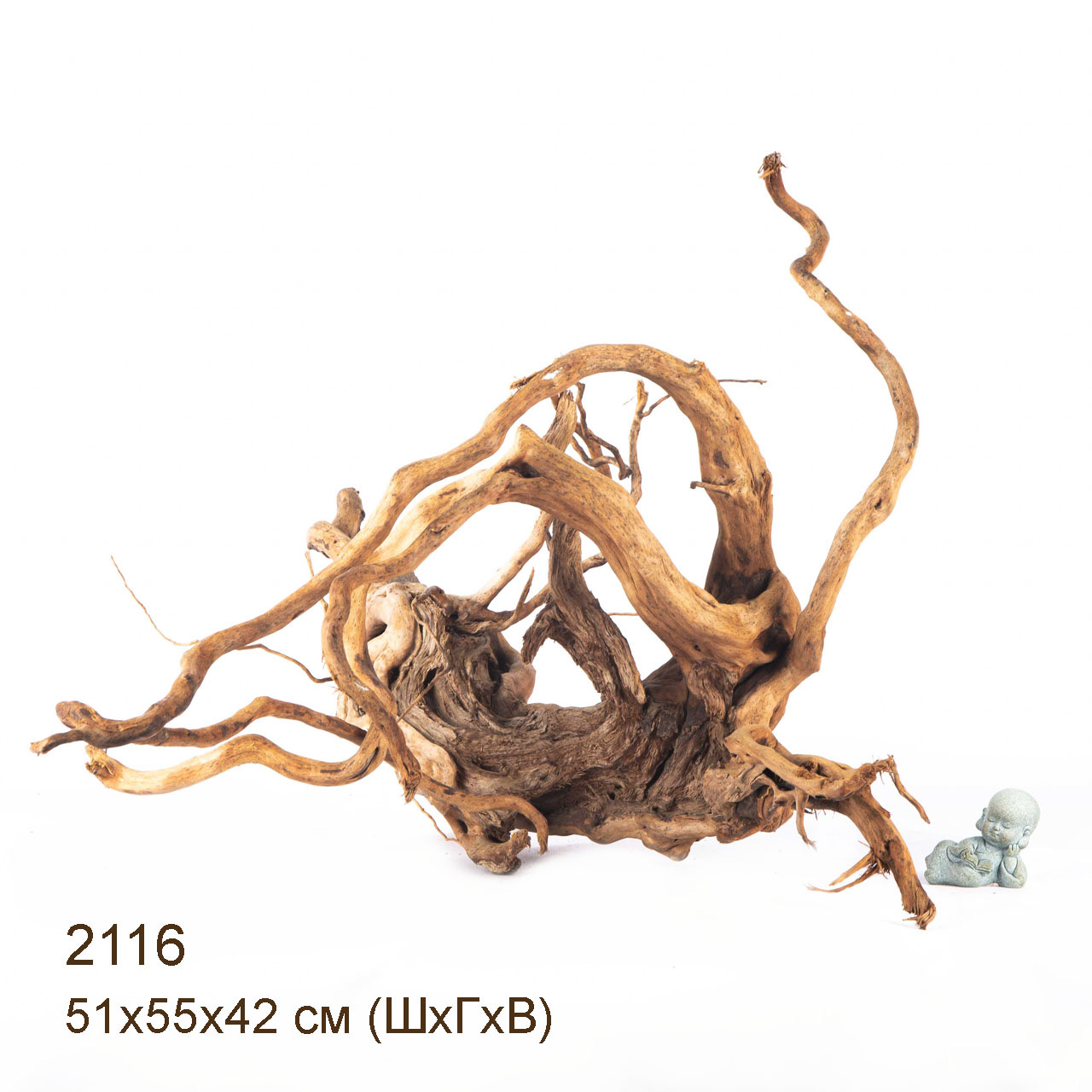 Коряга MASHA BLOOM Пенёчек с корнями 2116