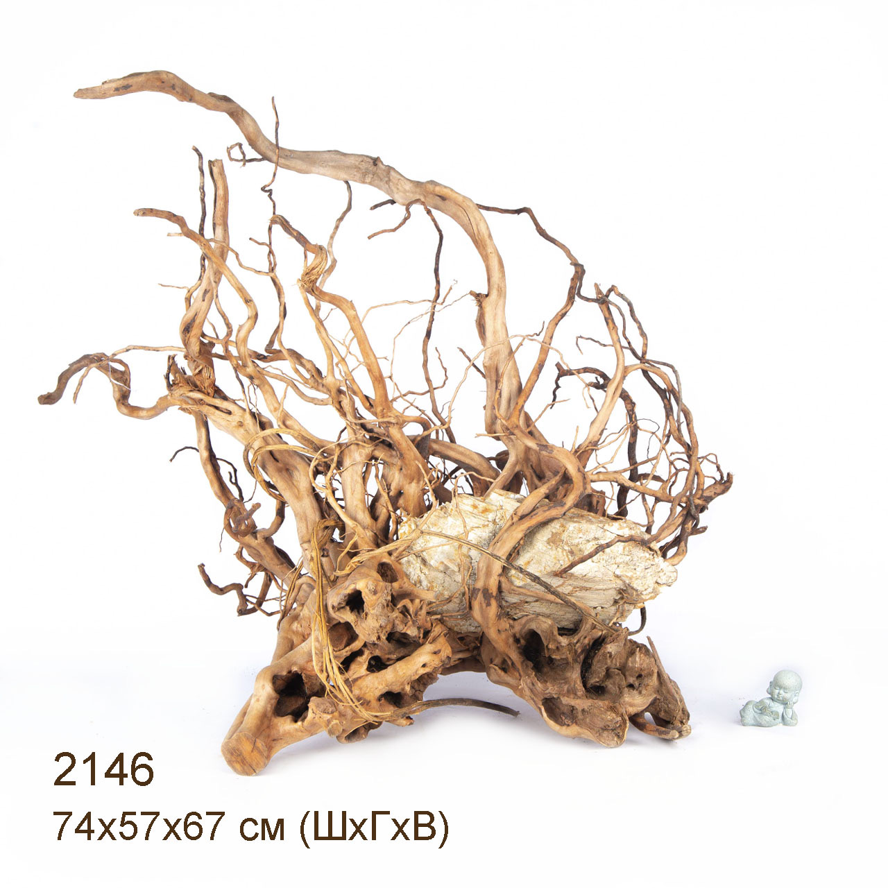 Коряга MASHA BLOOM Пенёчек с корнями 2146