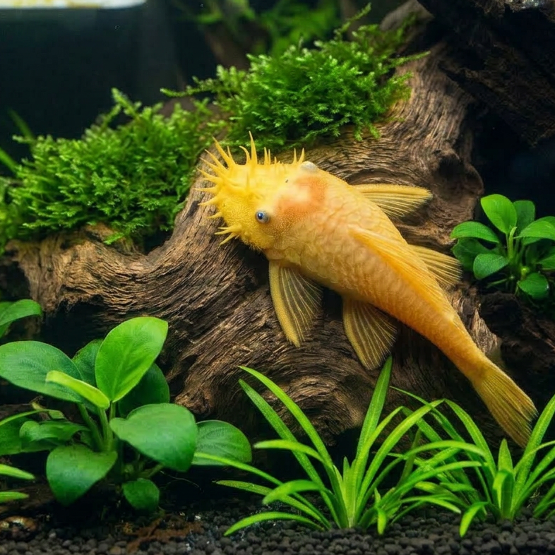 Анциструс золотой голубоглазый L144A (Ancistrus sp.)