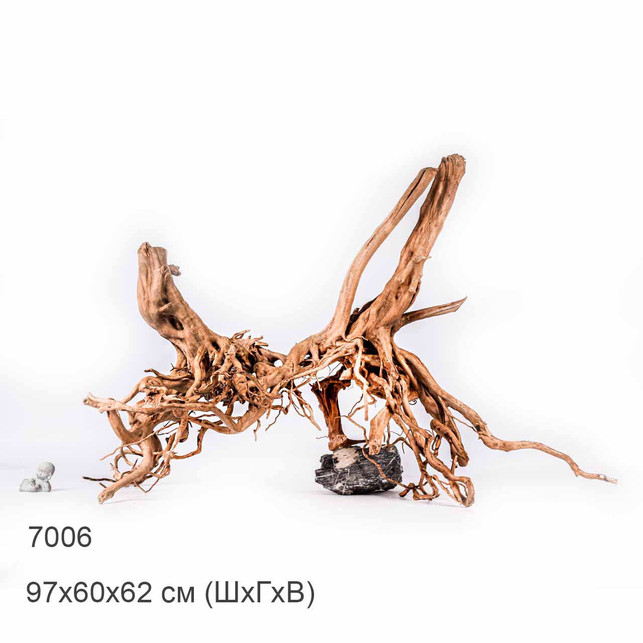 Коряга MASHA BLOOM Пенёчек с корнями 7006