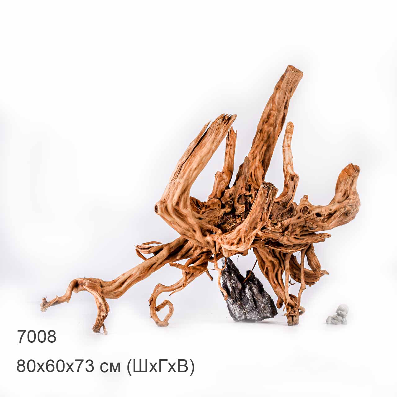 Коряга MASHA BLOOM Пенёчек с корнями 7008