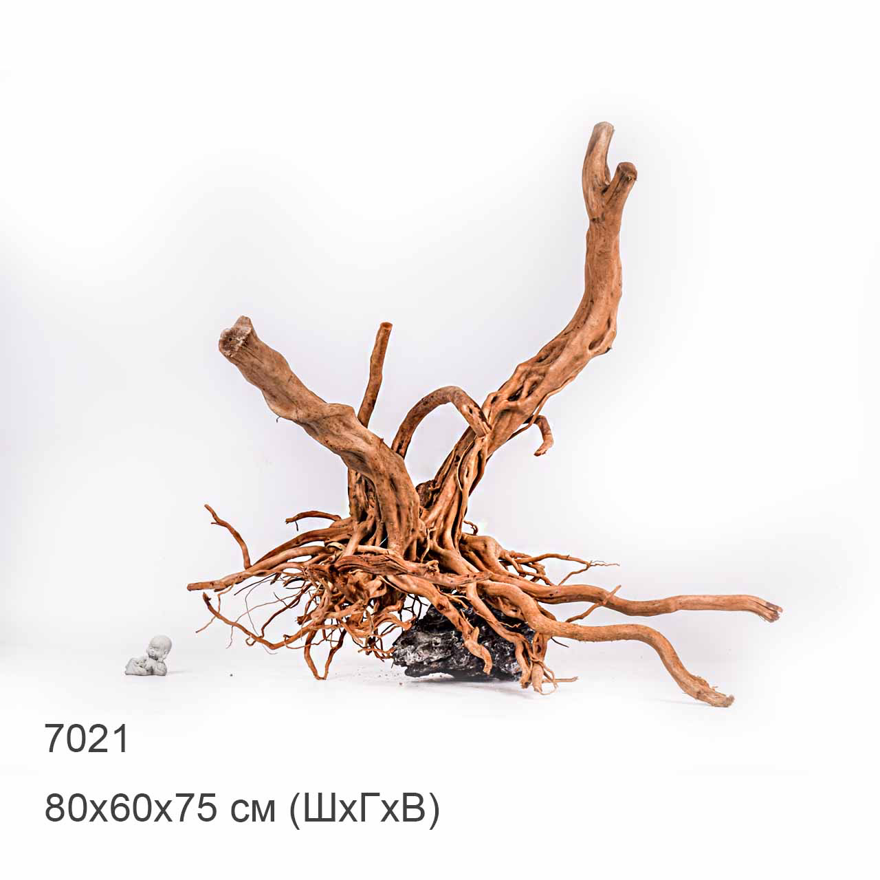 Коряга MASHA BLOOM Пенёчек с корнями 7021