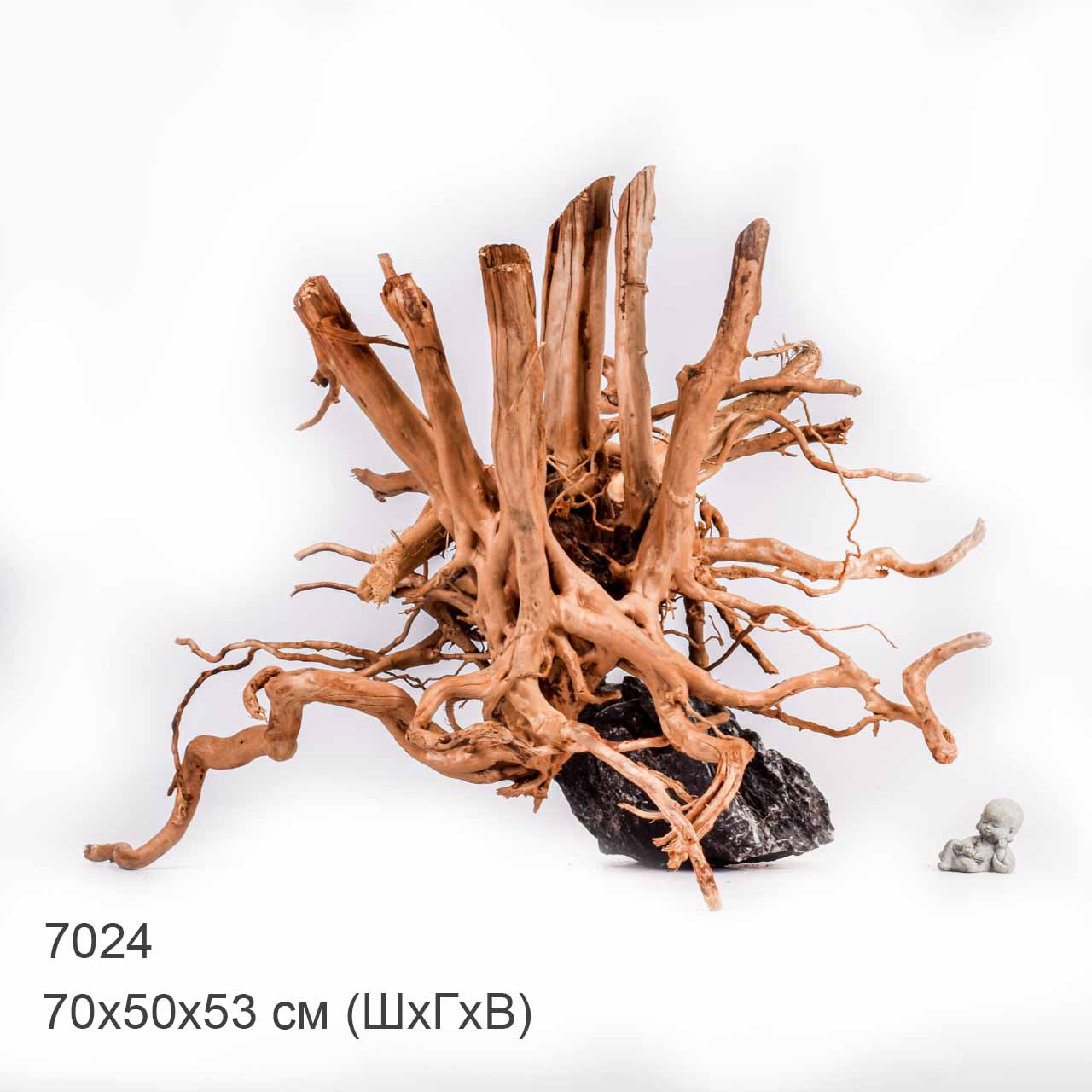 Коряга MASHA BLOOM Пенёчек с корнями 7024