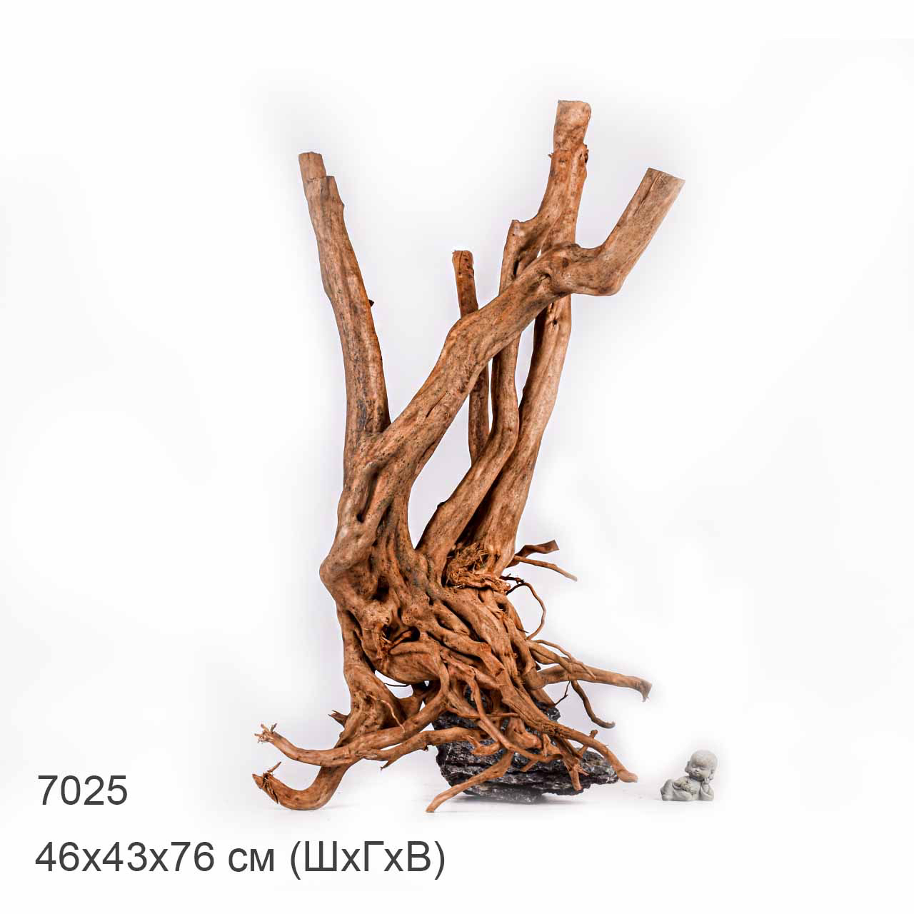 Коряга MASHA BLOOM Пенёчек с корнями 7025