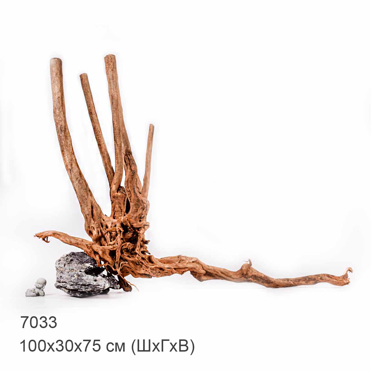 Коряга MASHA BLOOM Пенёчек с корнями 7033