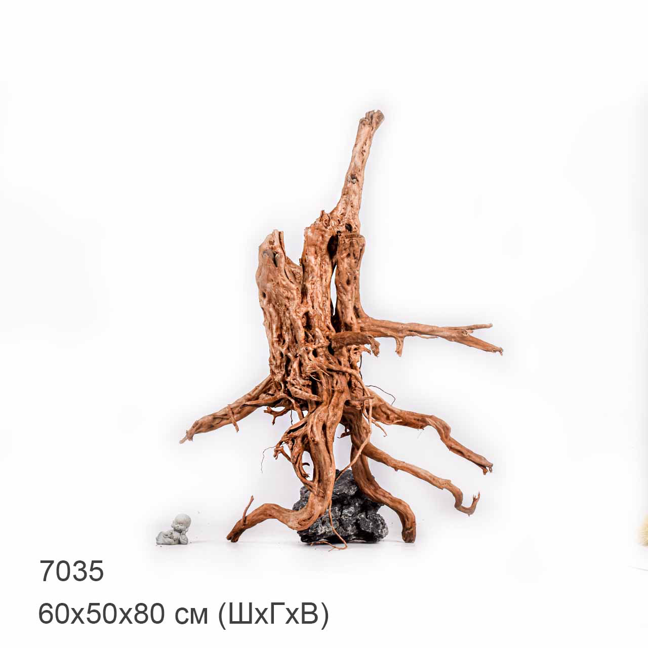 Коряга MASHA BLOOM Пенёчек с корнями 7035