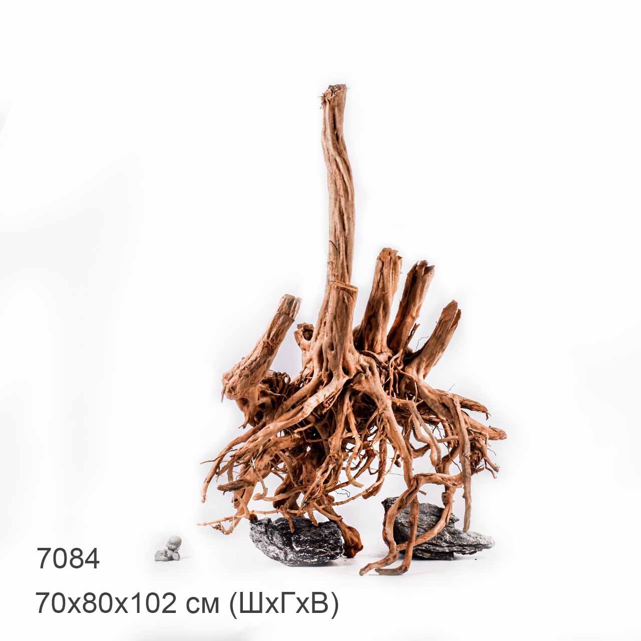 Коряга MASHA BLOOM Пенёчек с корнями 7084