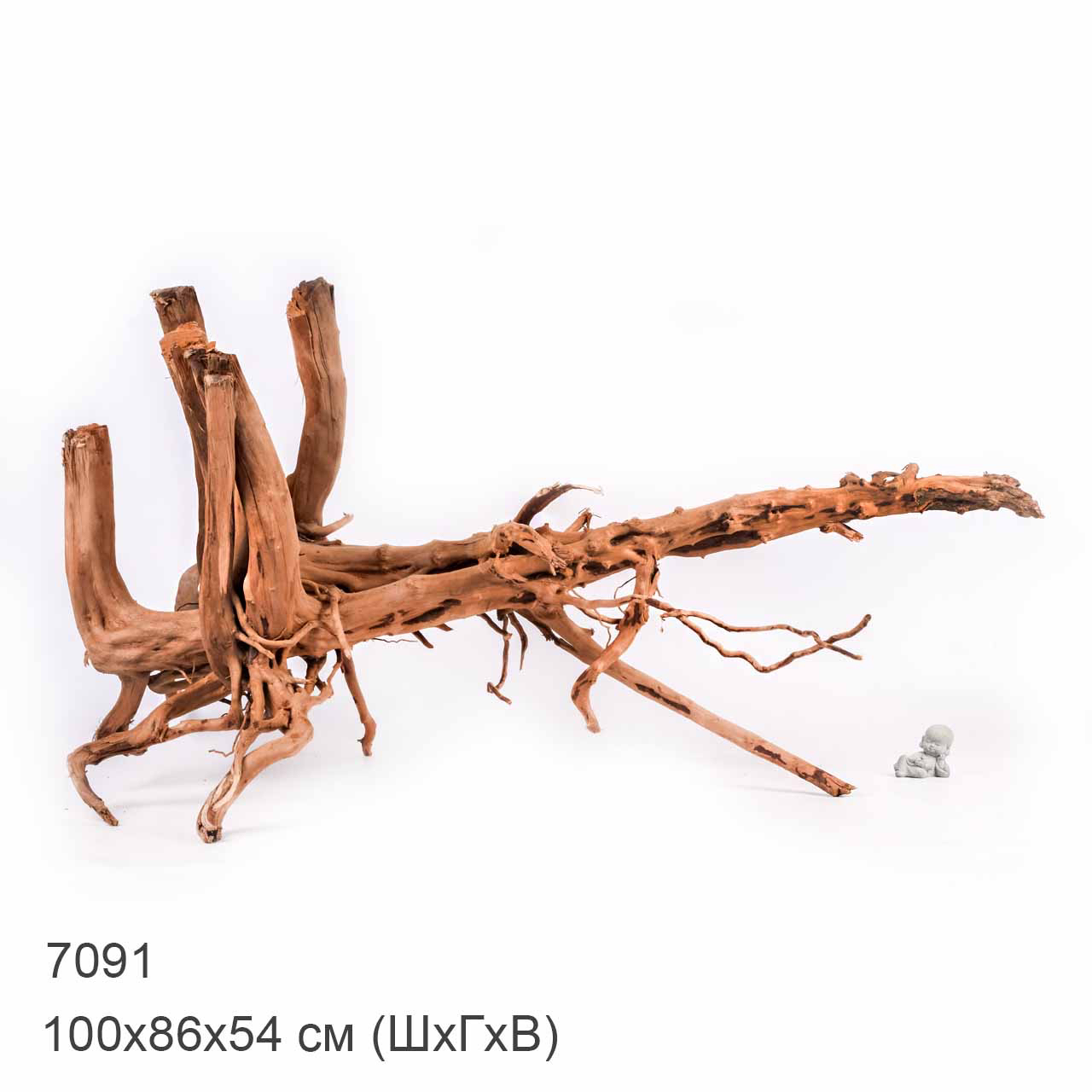 Коряга MASHA BLOOM Пенёчек с корнями 7091