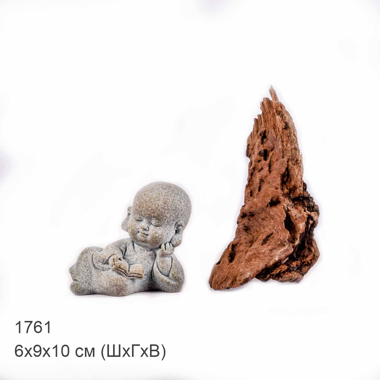 Коряга MASHA BLOOM "Железное дерево" затонувшая мангровая XXXS - 1761