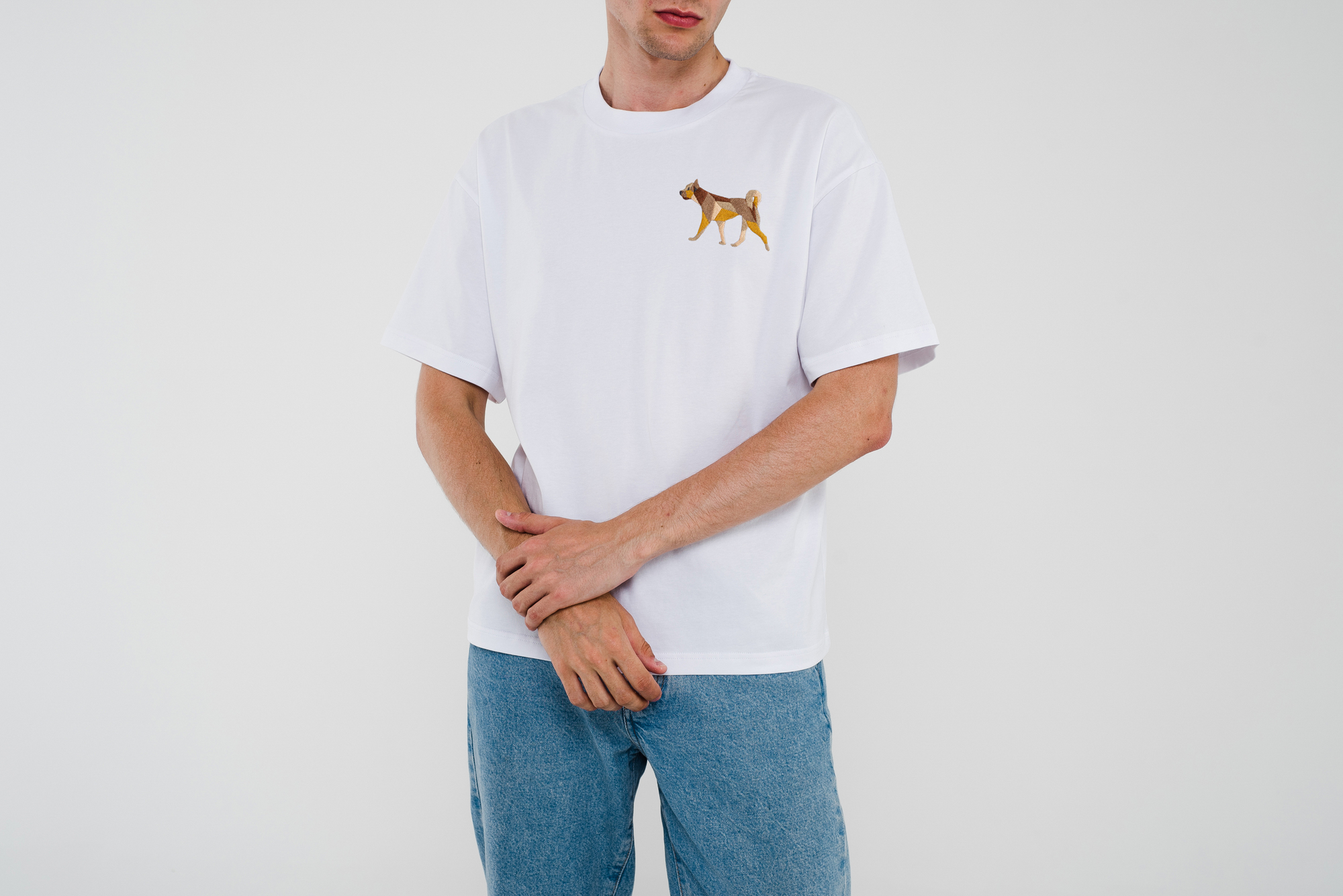 Pooch white T-shirt