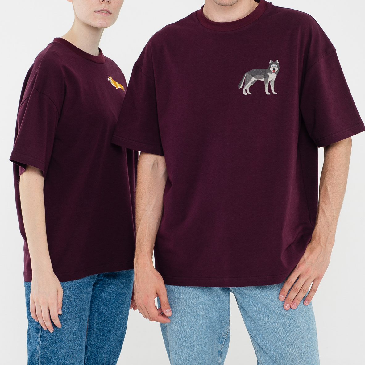Husky maroon T-shirt