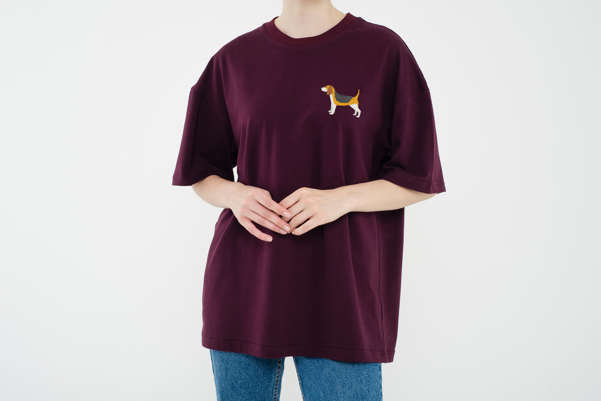 Beagle maroon T-shirt