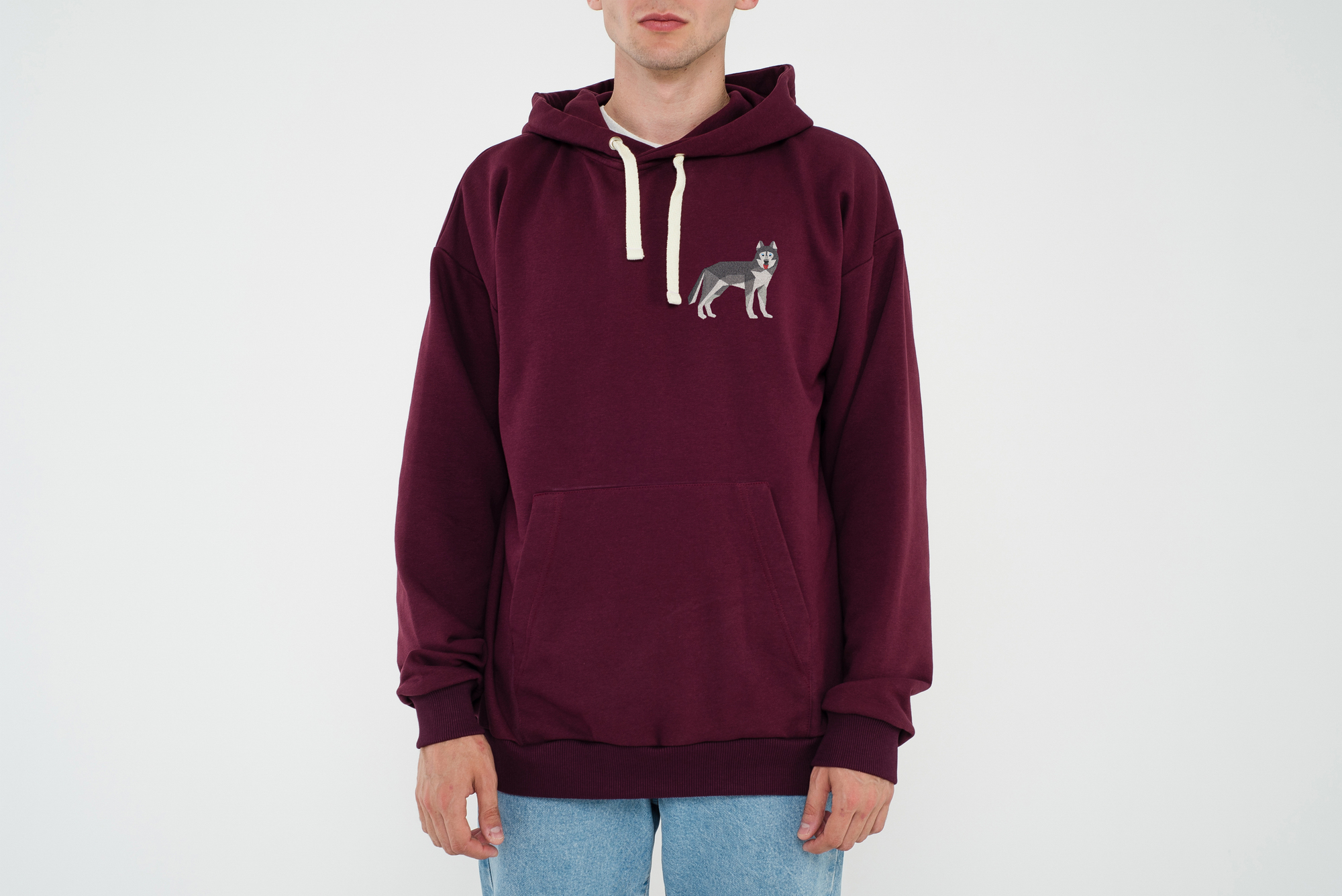 Husky maroon hoodie
