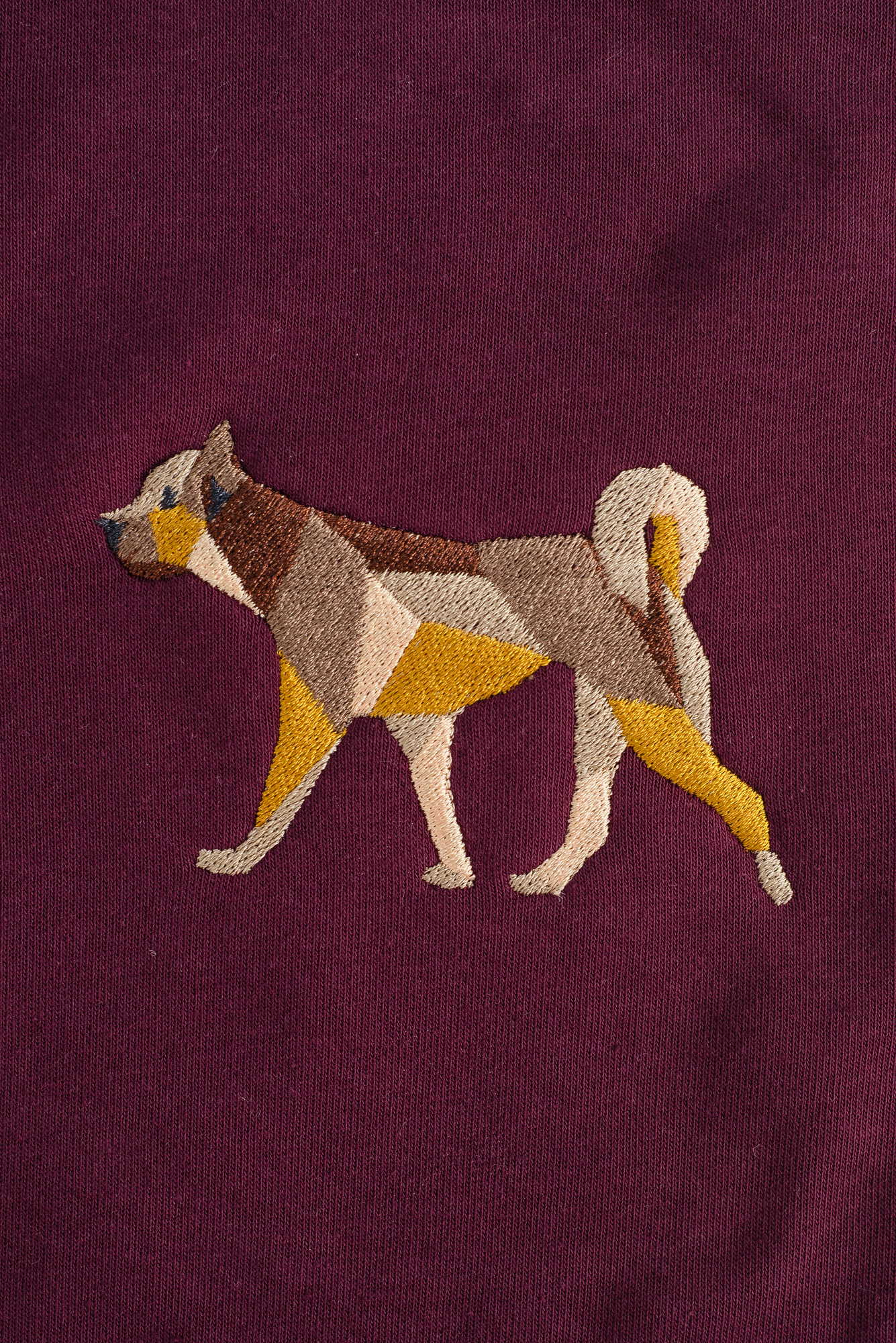 Pooch maroon hoodie