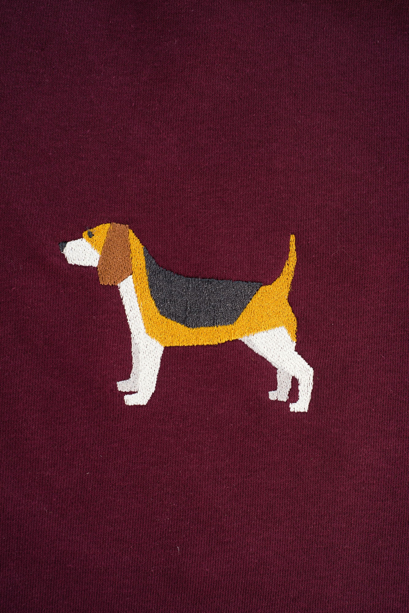 Beagle maroon hoodie