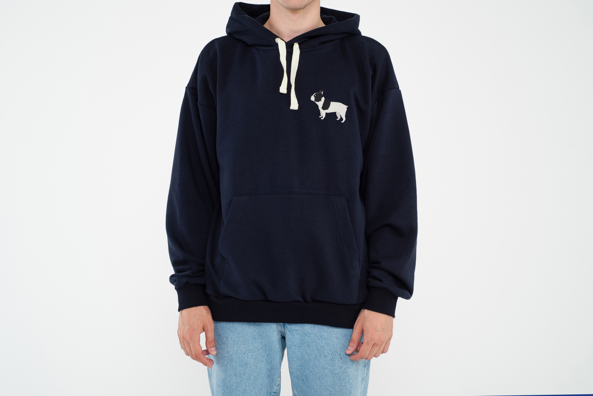 French bulldog sapphire hoodie