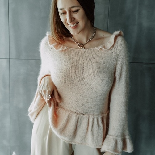 Пуловер FLEUR