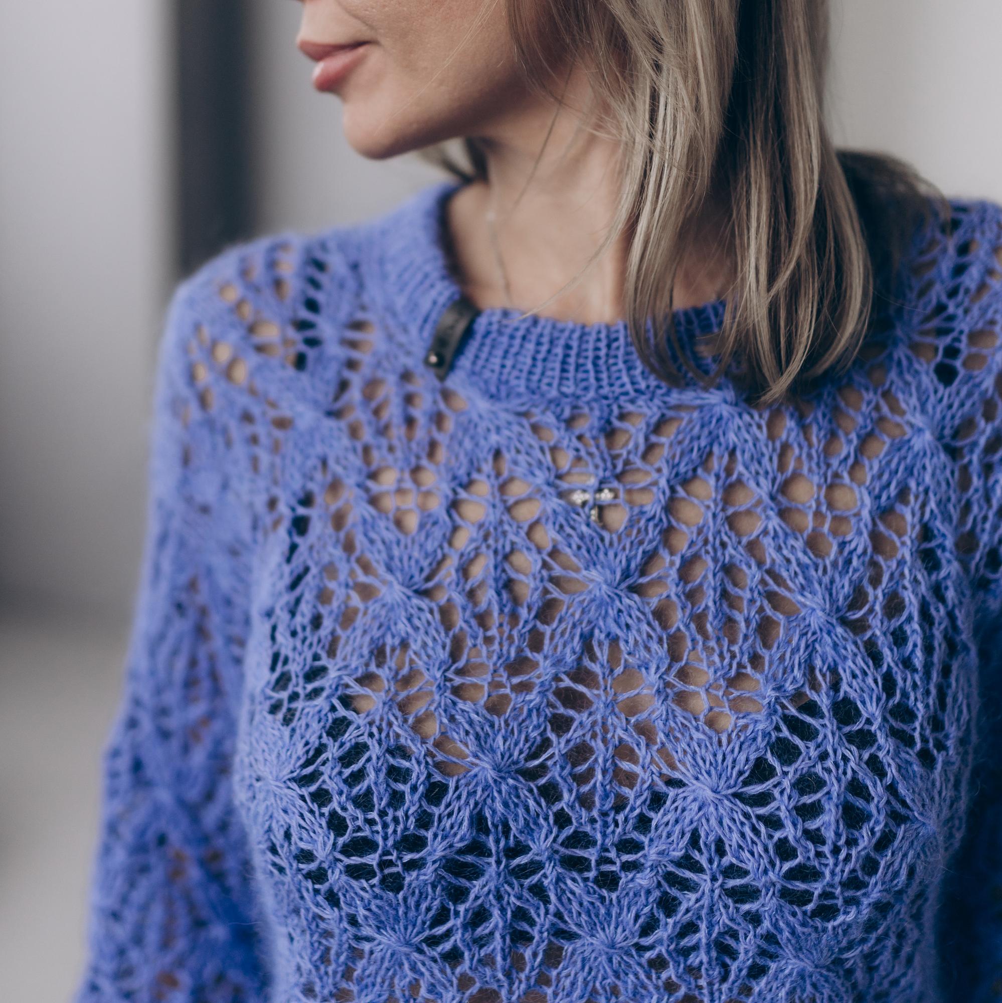 Описание ажурного джемпера BLISS