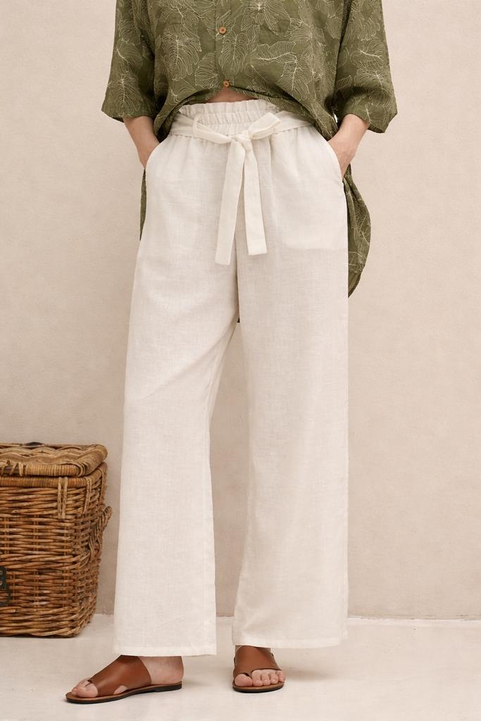 БРЮКИ-ПАЛАЦЦО БЕЛЫЕ RETREAT