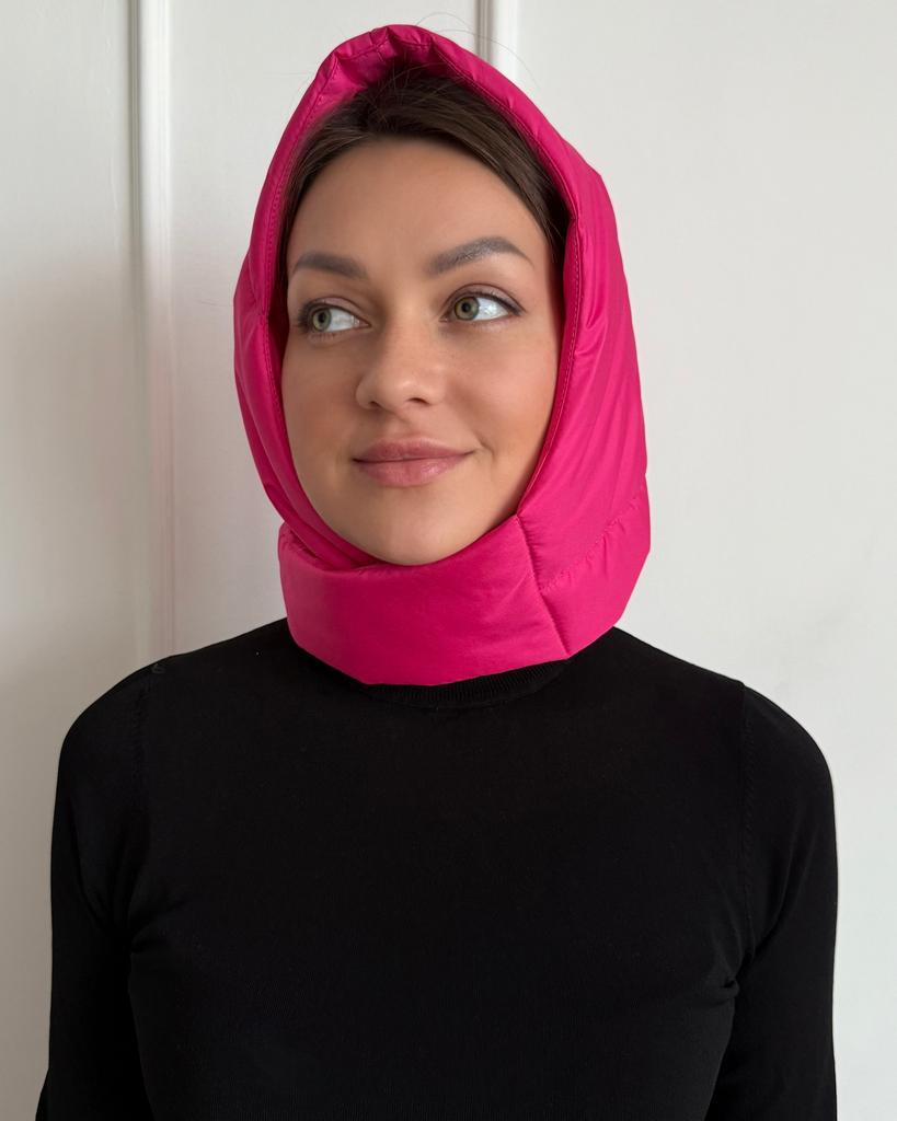 РОЗОВАЯ ДУТАЯ КОСЫНКА