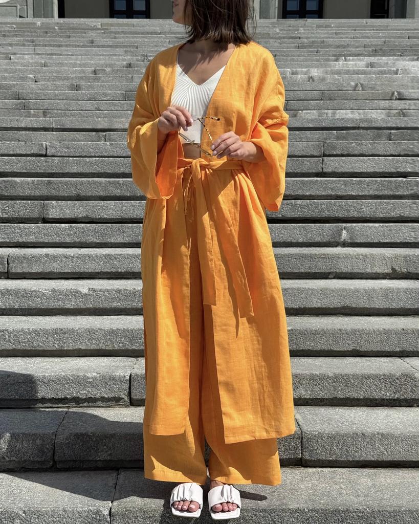 КОМПЛЕКТ  ИЗО ЛЬНА ORANGE SERENITY
