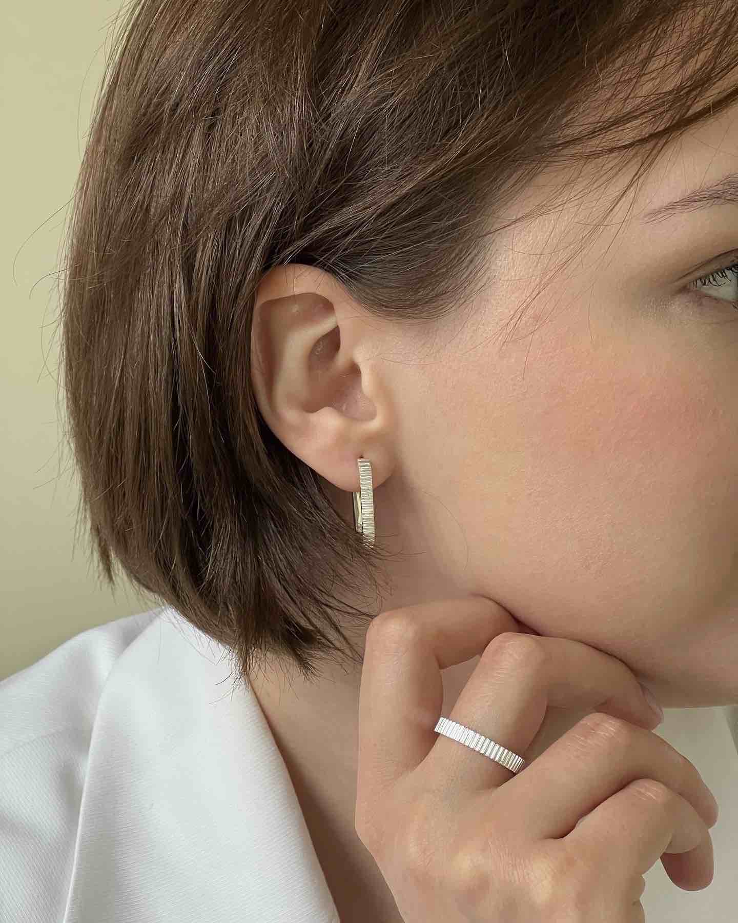 серьги Грани