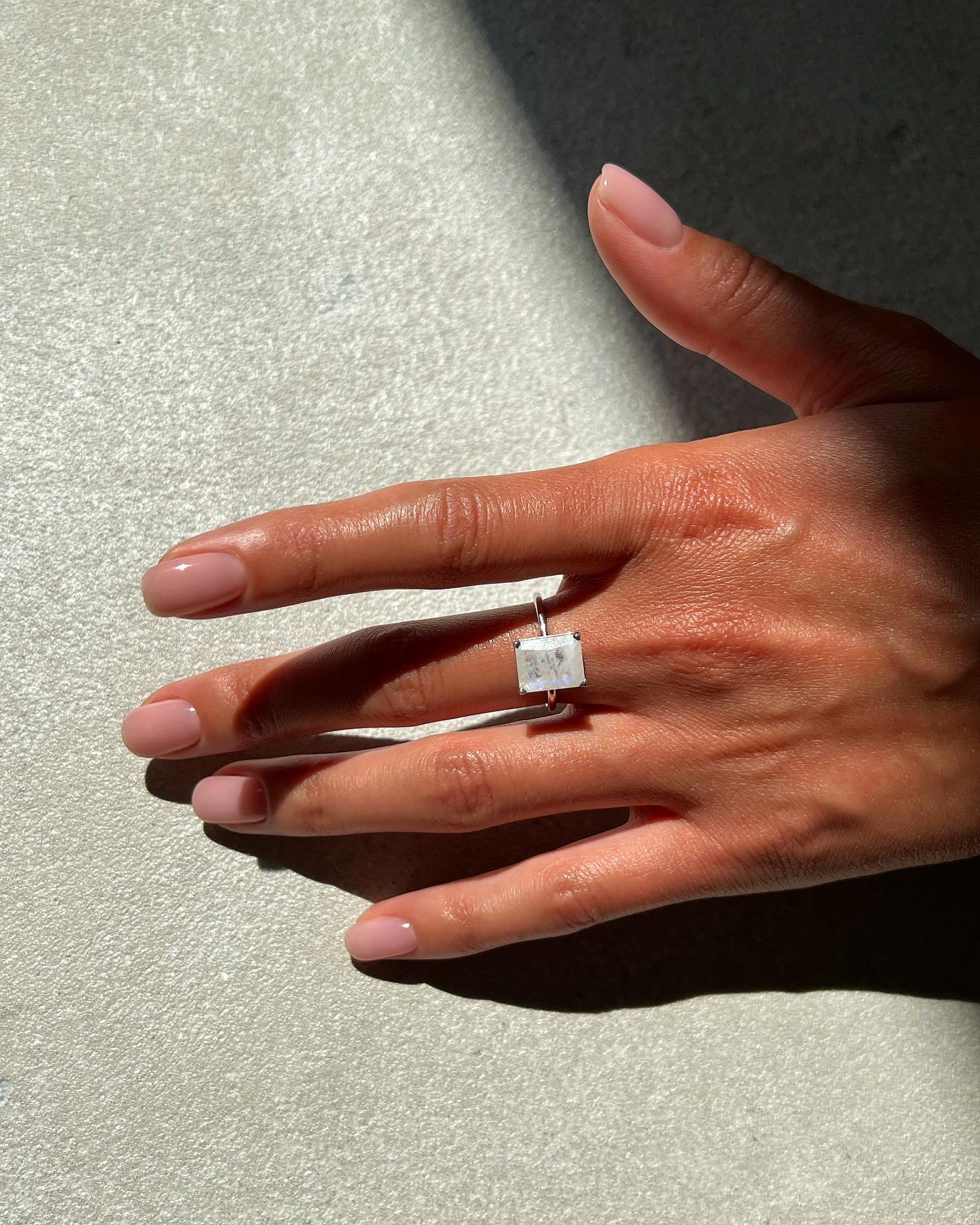 кольцо Идеальное (Perfect ) с лунным камнем