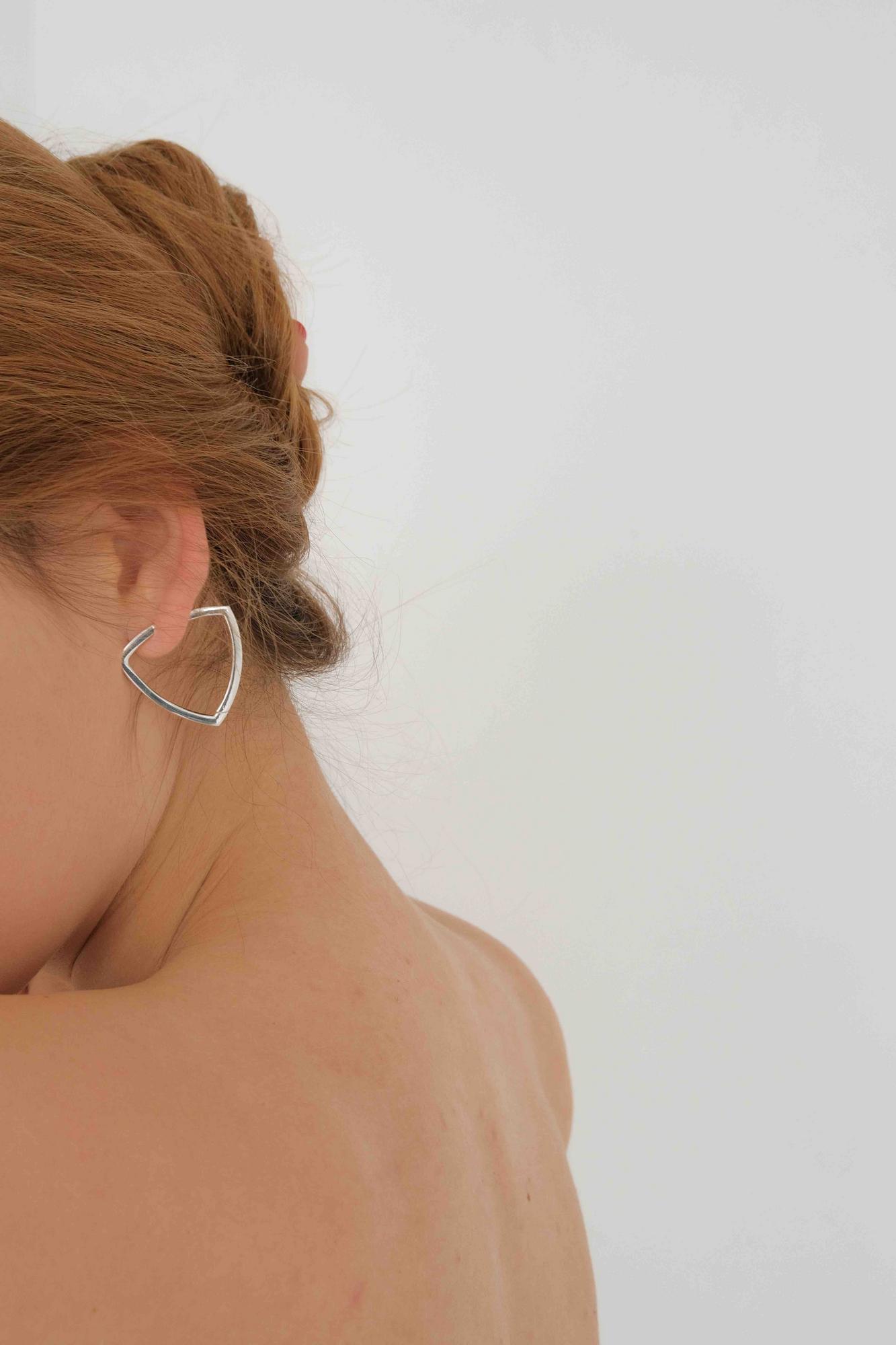 серьги Треугольник