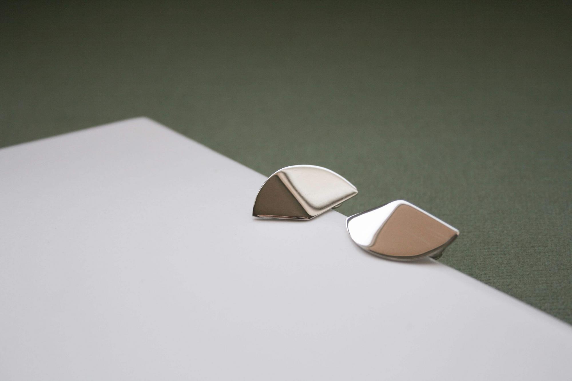 серьги Излом