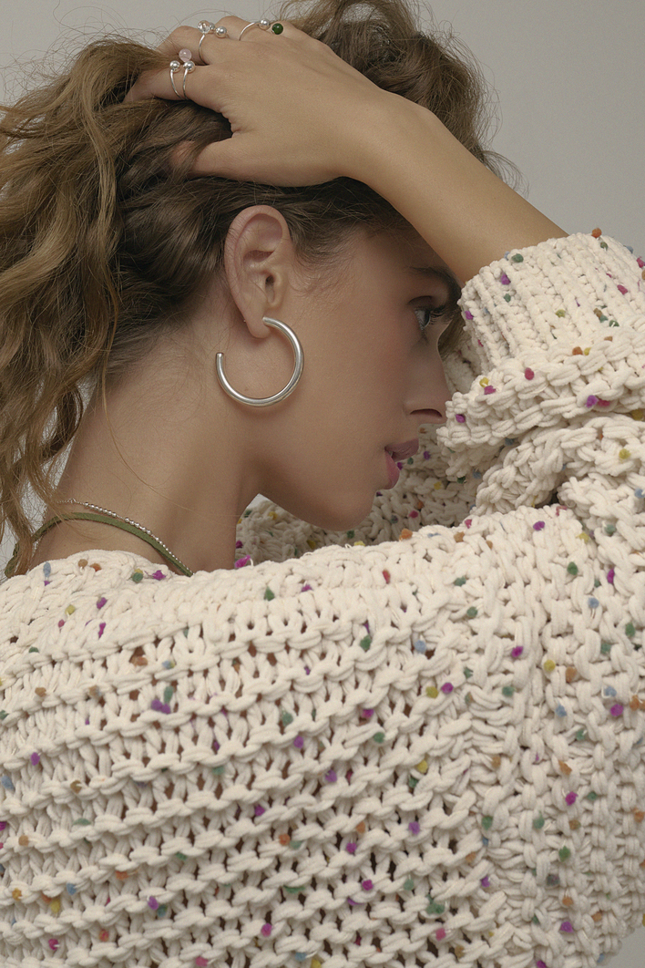 серьги Бублики большие