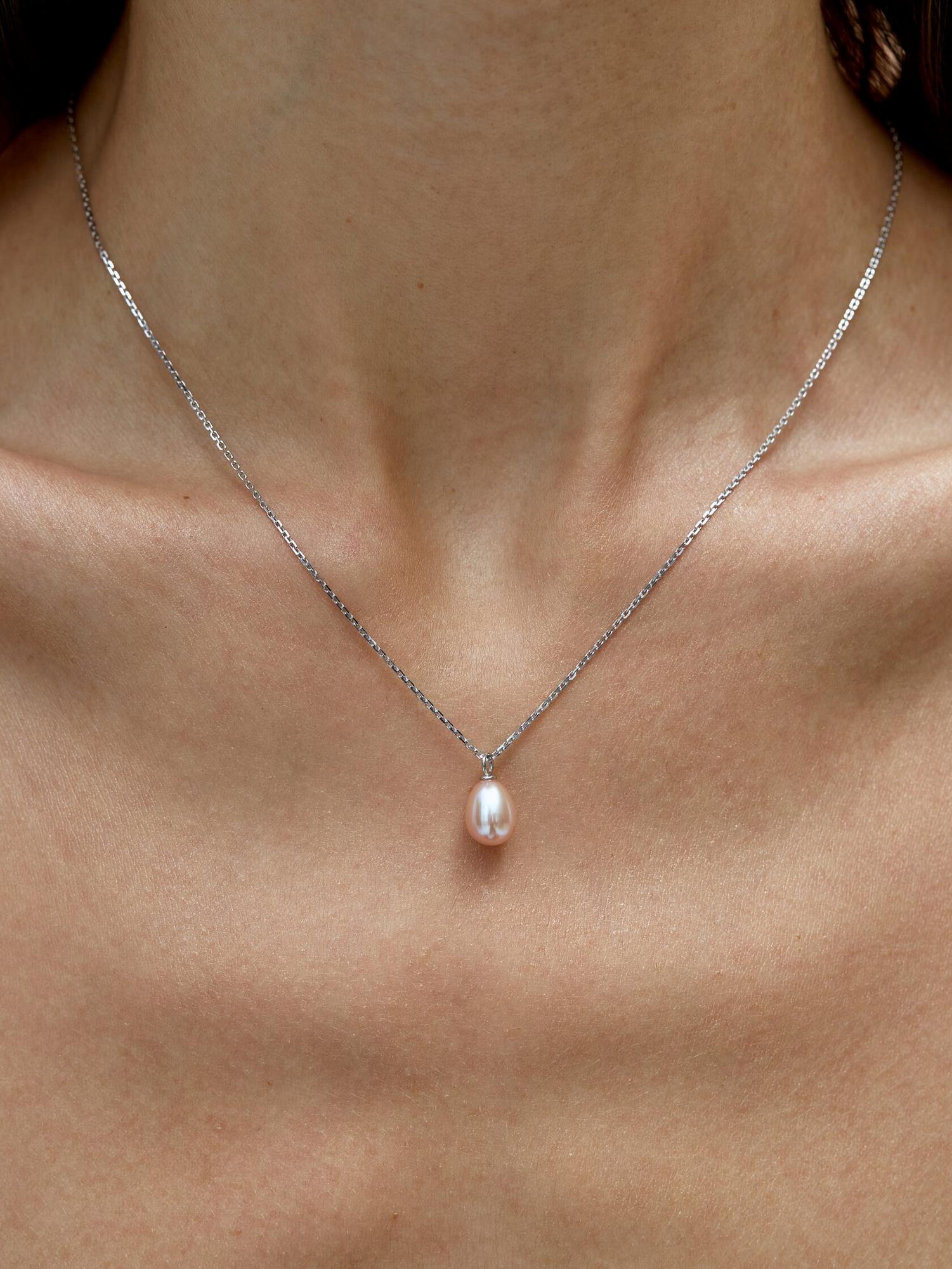 Подвеска с жемчужной каплей