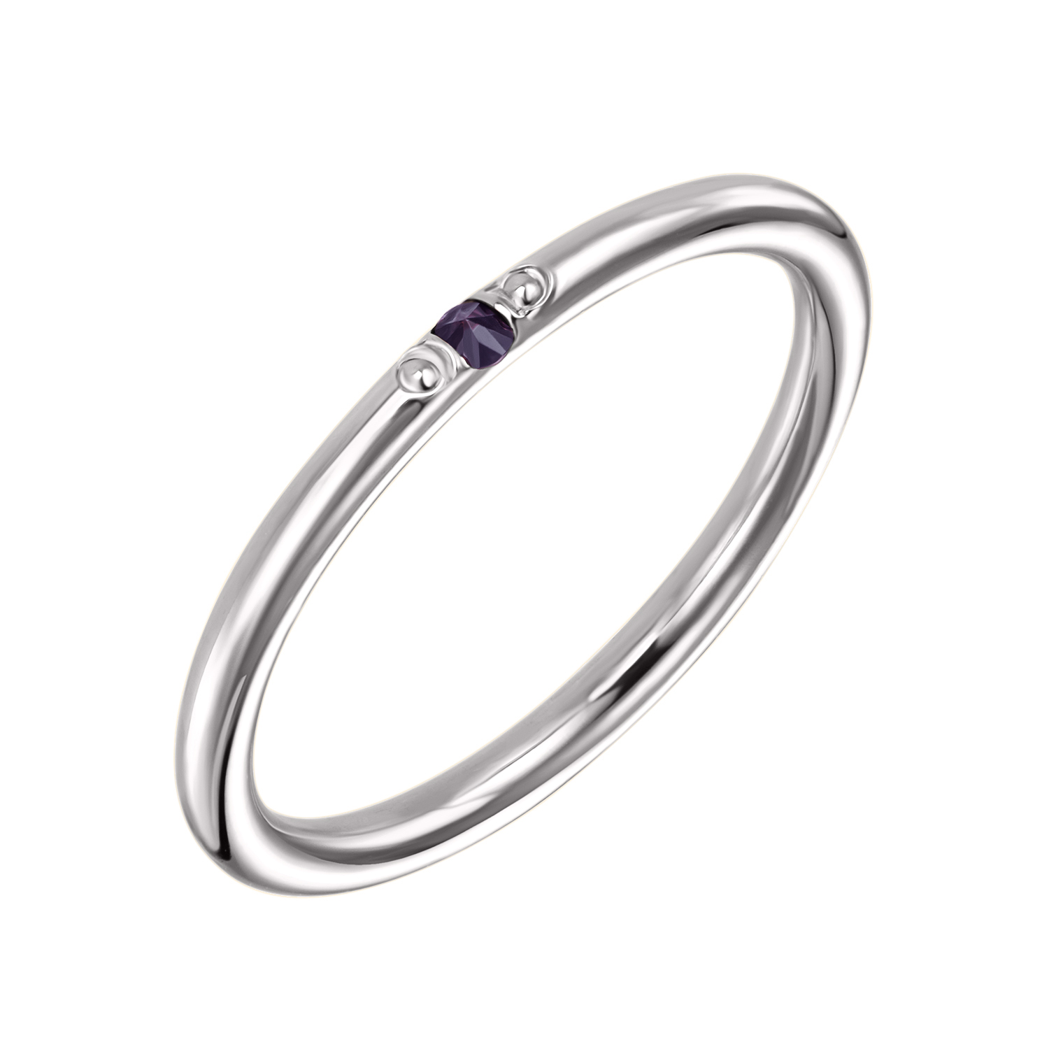 кольцо с черным фианитом