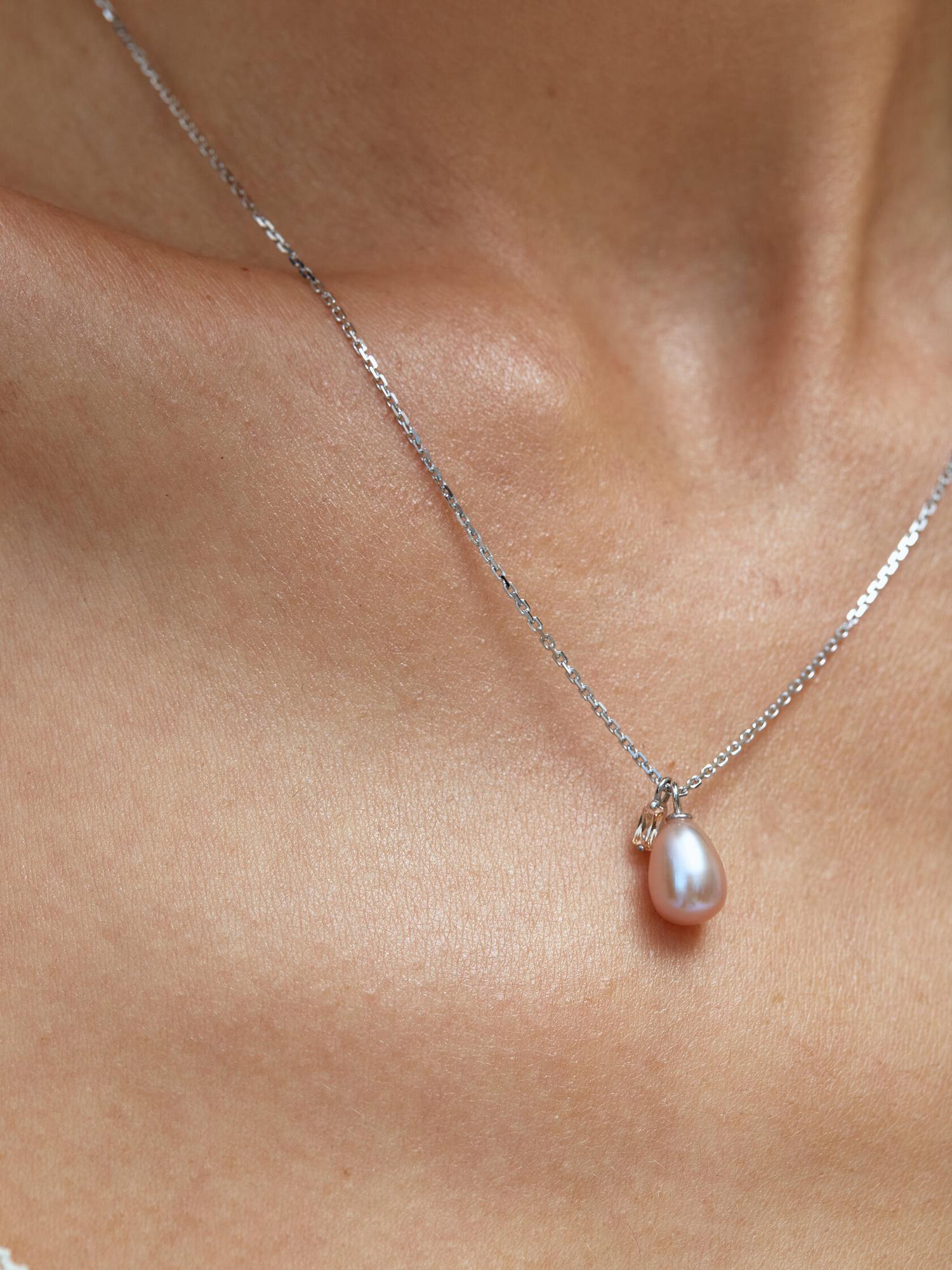 Подвеска Конфета (BonBon) с жемчугом