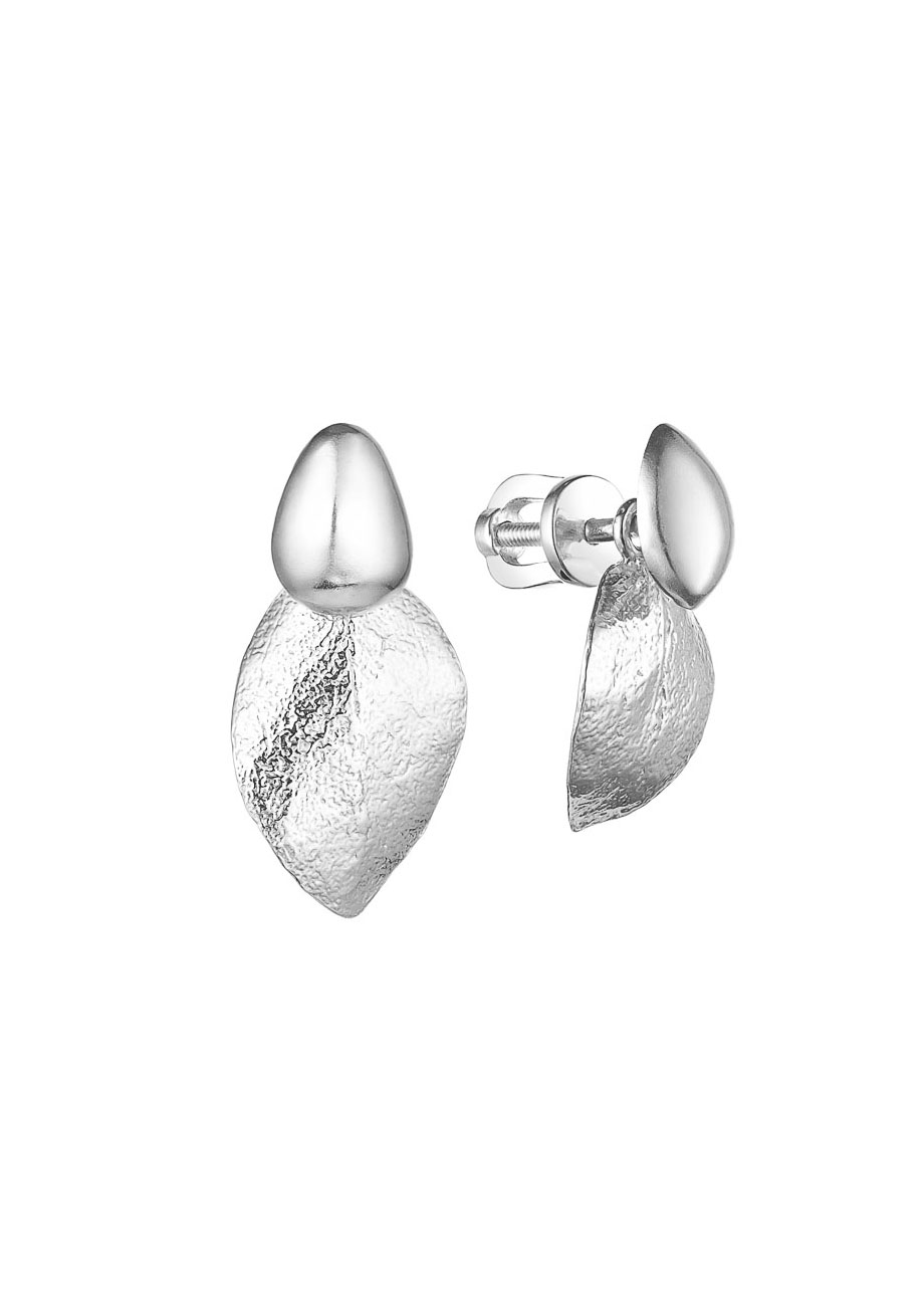 Серьги-джекеты Семена и Эвкалипт