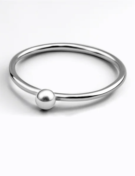 кольцо с шариком мини