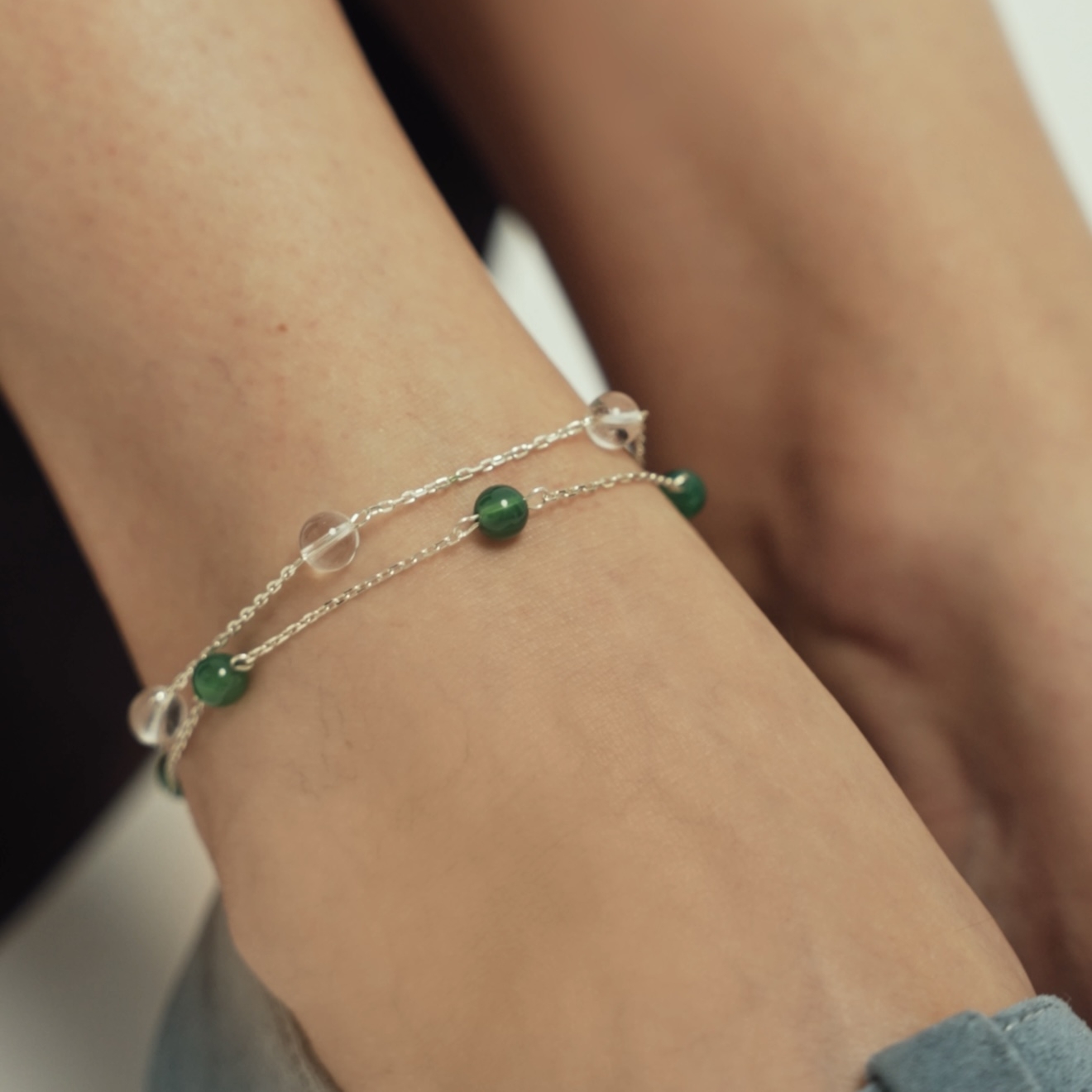 анклет с камнями