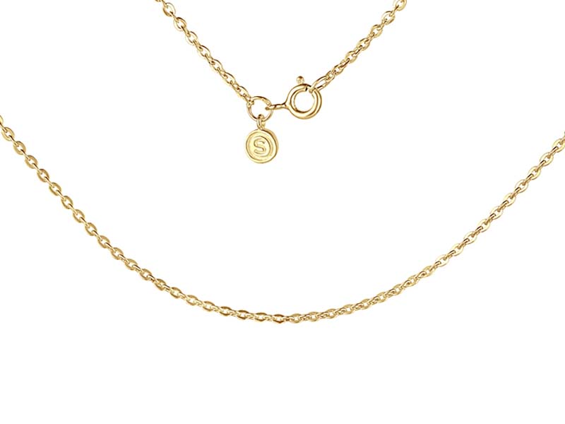 цепь якорного плетения позолота