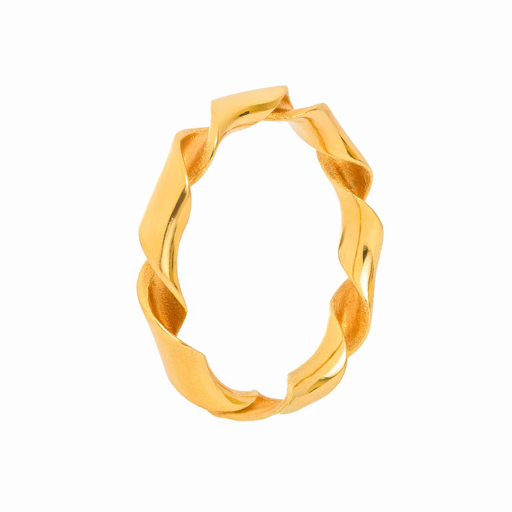 кольцо ОНДО (ONDO) позолота