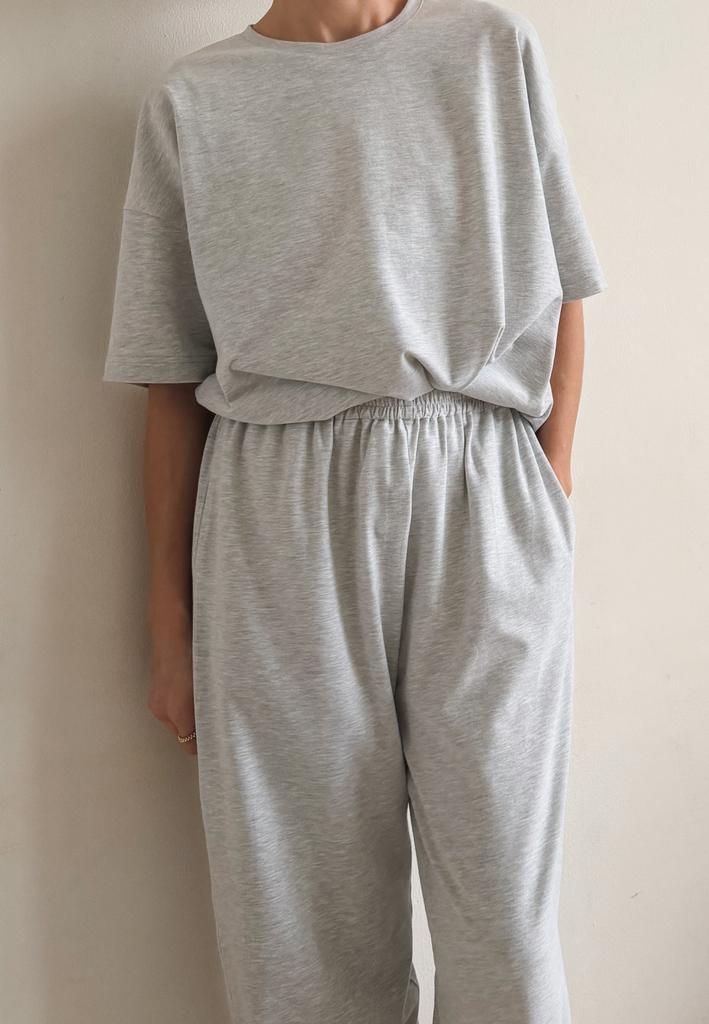 Футболка  Grey Melange из мягкого хлопка (предзаказ)