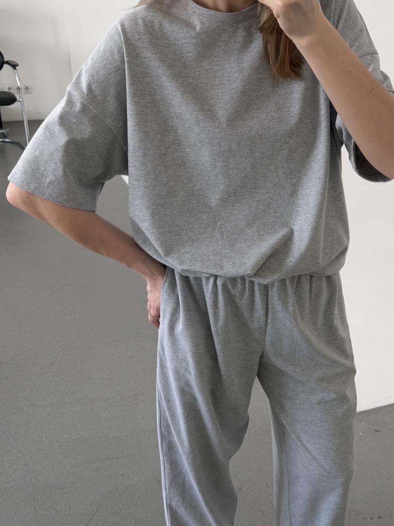 Футболка  Classik Grey Melange из мягкого хлопка