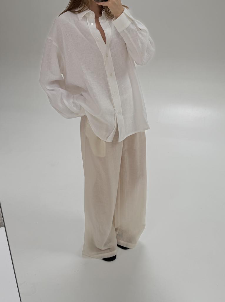 Брюки из тенселя, пломбир