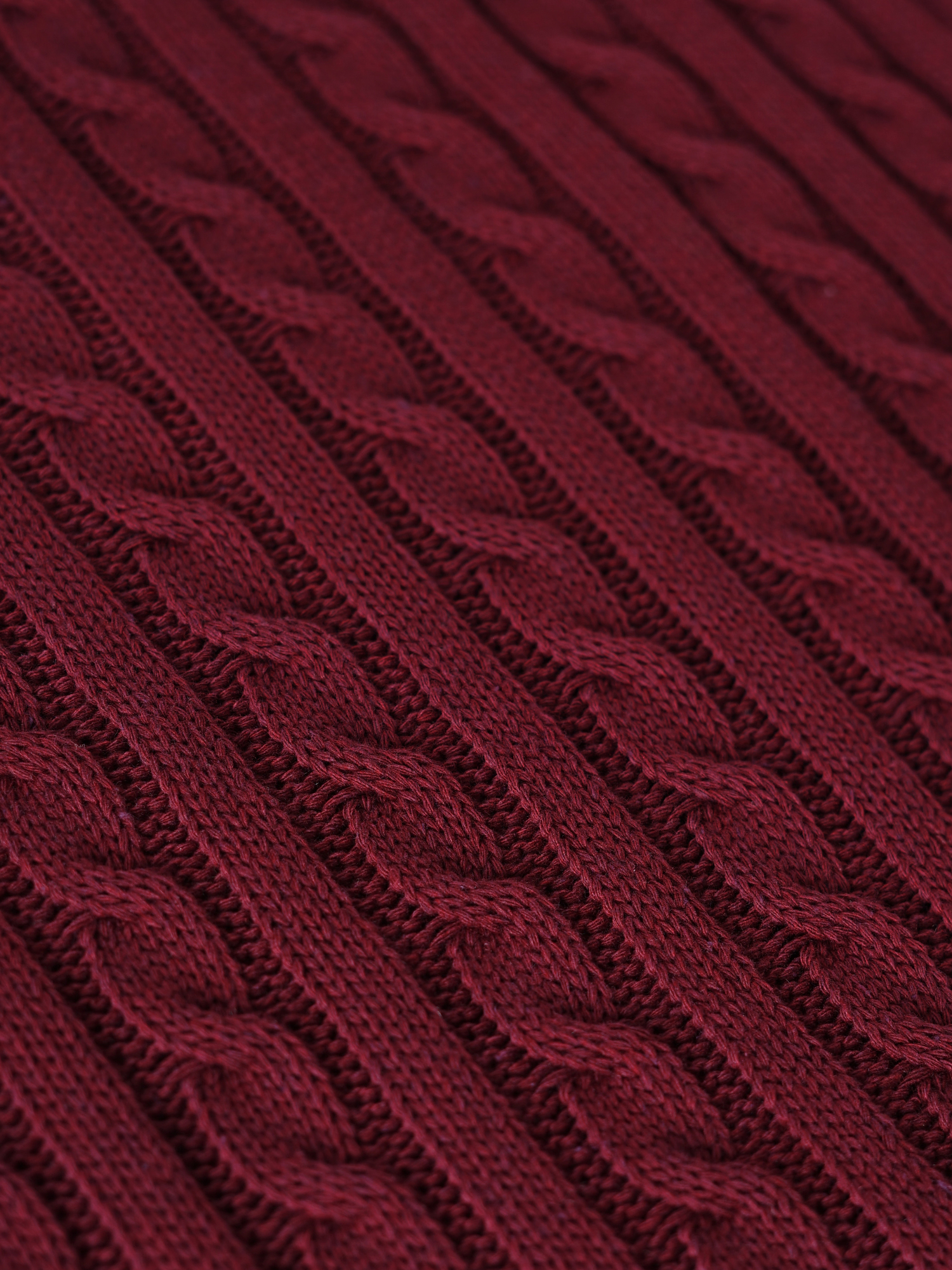 Плед детский 110х160 (100% хлопок) бордовый