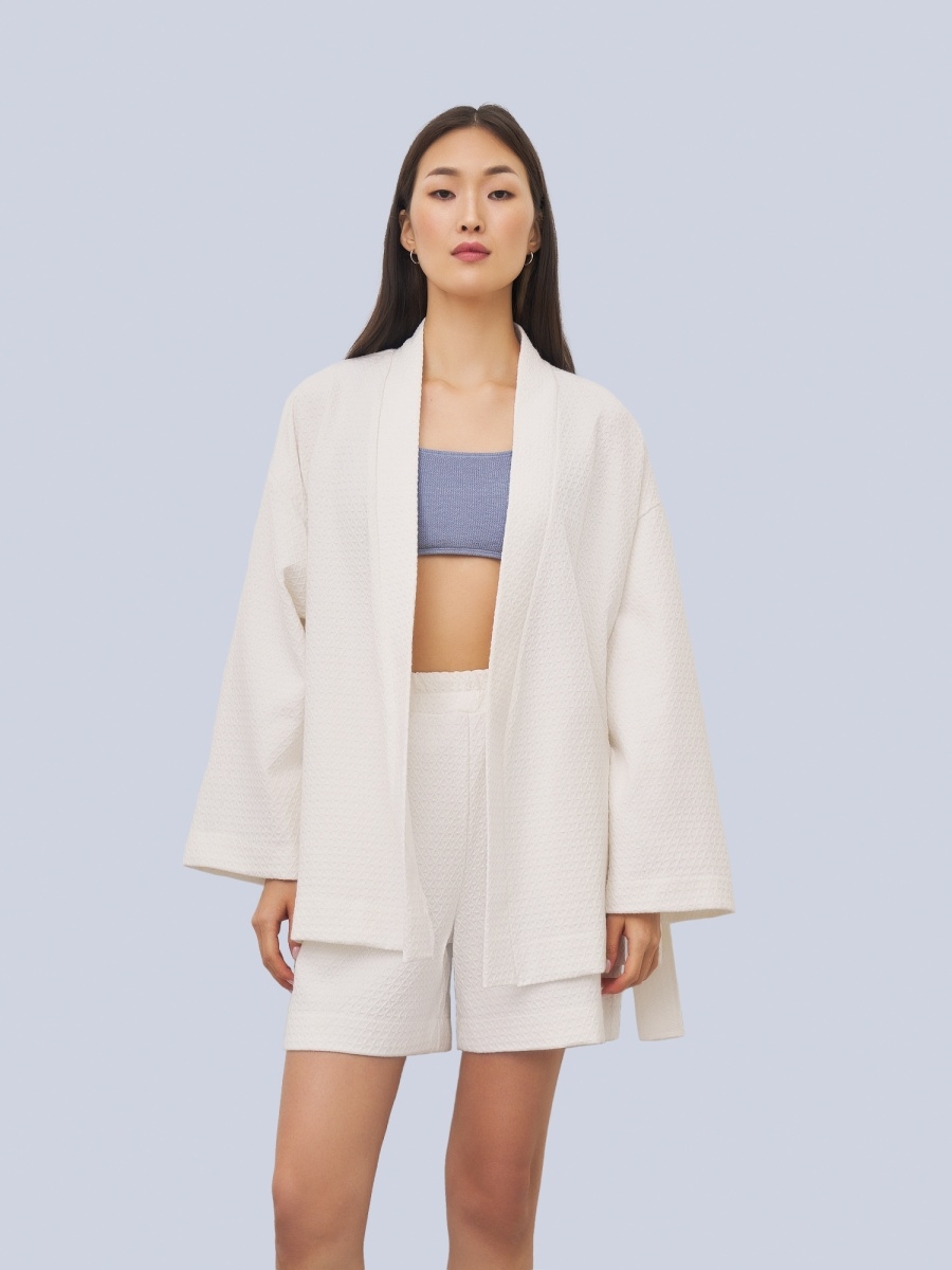 Костюм женский кимоно (молочный)