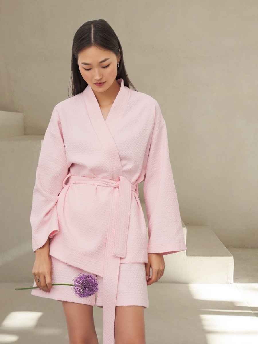 Костюм женский кимоно (розовый)