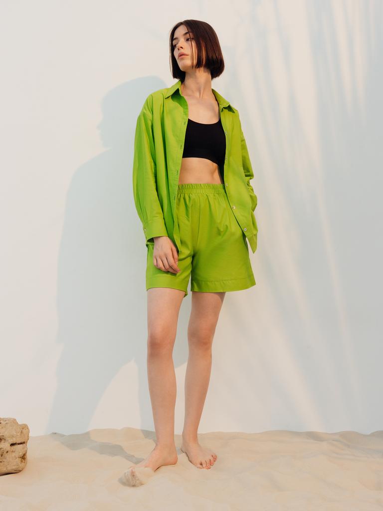 Костюм с шортами (салатовый)