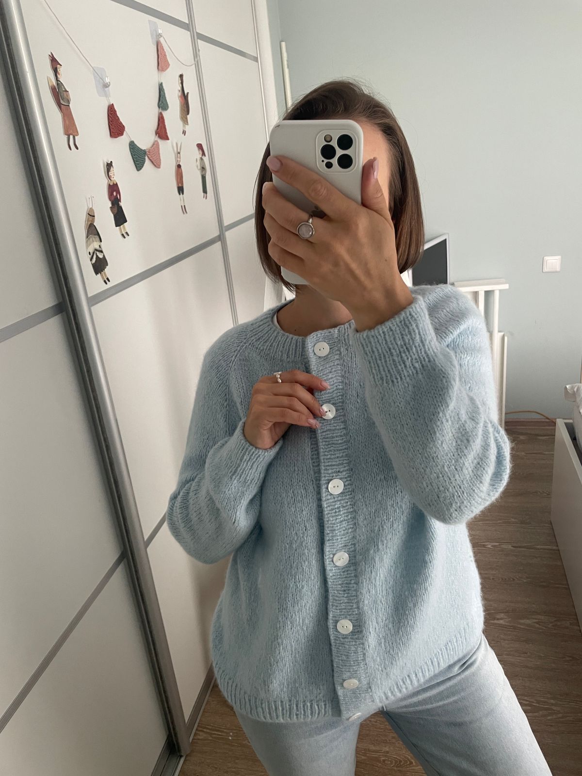 Описание "GOOSE CARDI FOR ME"  (Кардиган + вышивка)