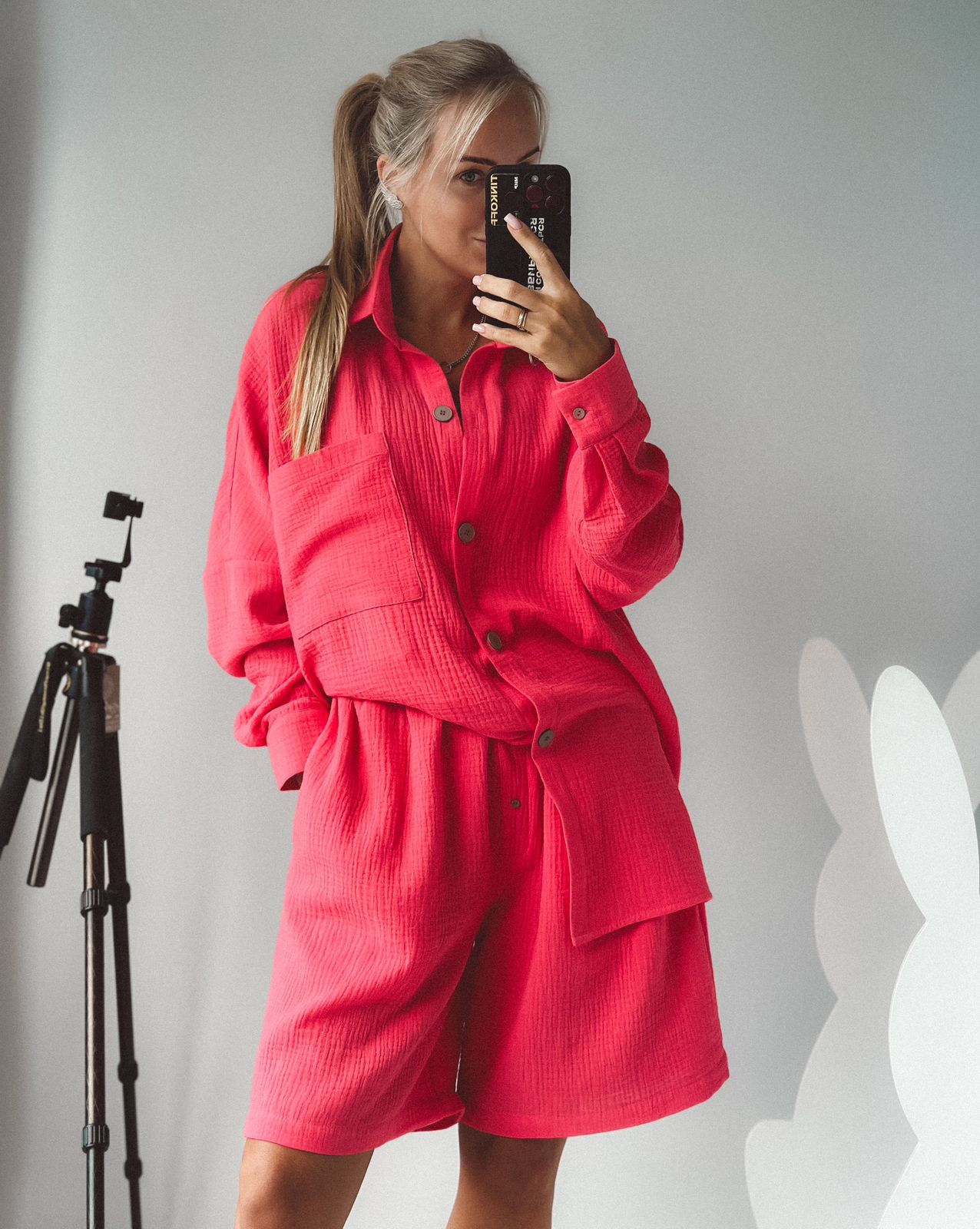 Комплект Linen (рубаха, шорты)