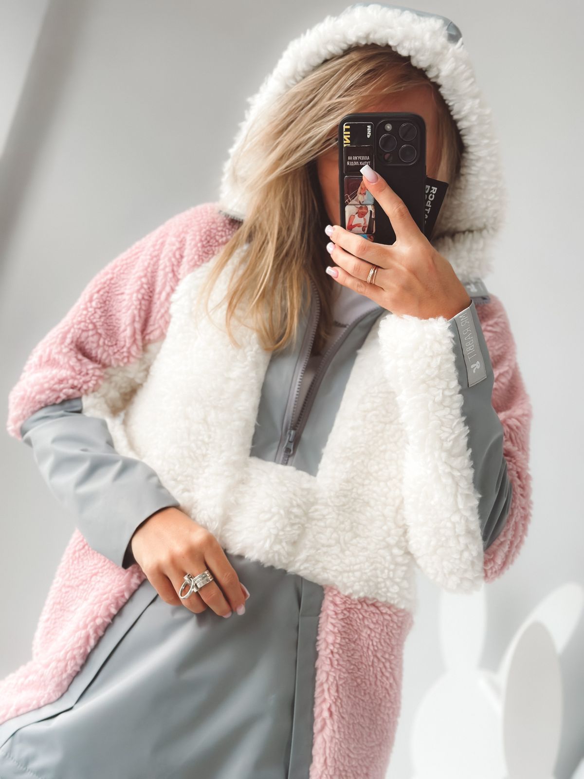 БОМБЕР «Плюш» Комбинированный